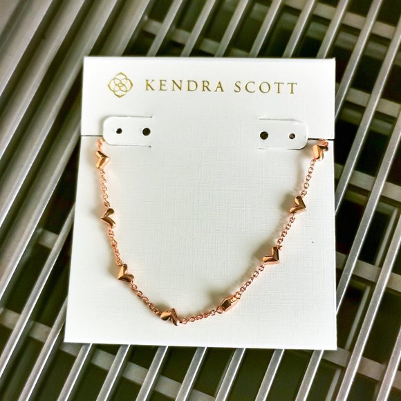 Kendra Scott Jewelry Kendra Scott Haven Heart Strand Necklace Rose